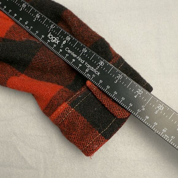 Vintage 1940-1950s Hercules Sears Plaid Button Up Chore Jacket Large - READ COND - Picture 16 of 16